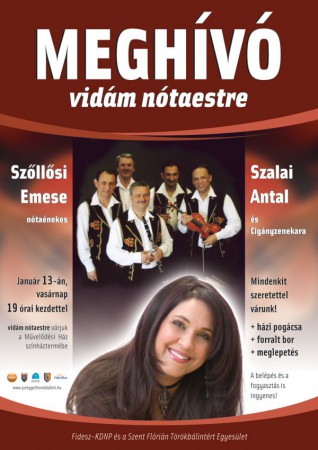 2010 önálló nótaestem Szalai Antal zenekarával